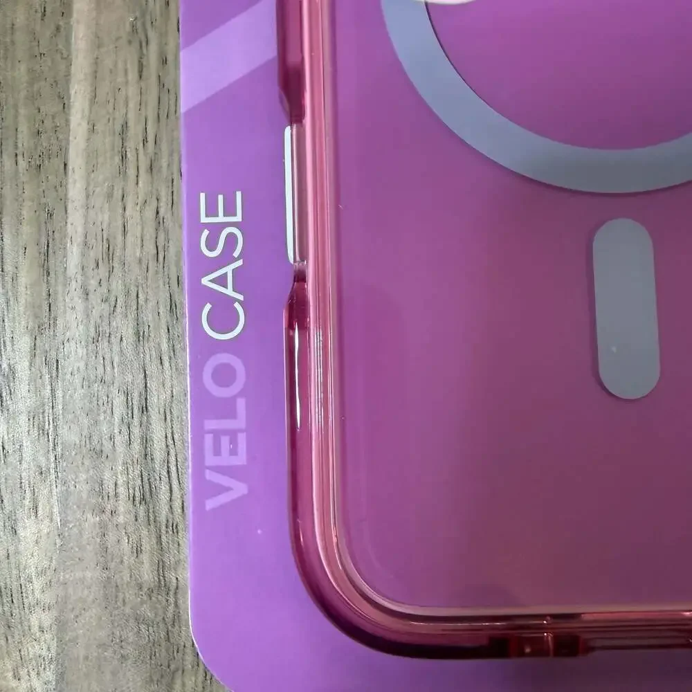 iHome Velo Case MagSafe Compatible for iPhone 17 Air Pink